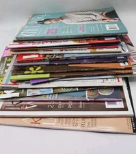 Lot of 20 Knitting Magazines Knitter's Knit Scene Knit Simple  Interweave Vogue