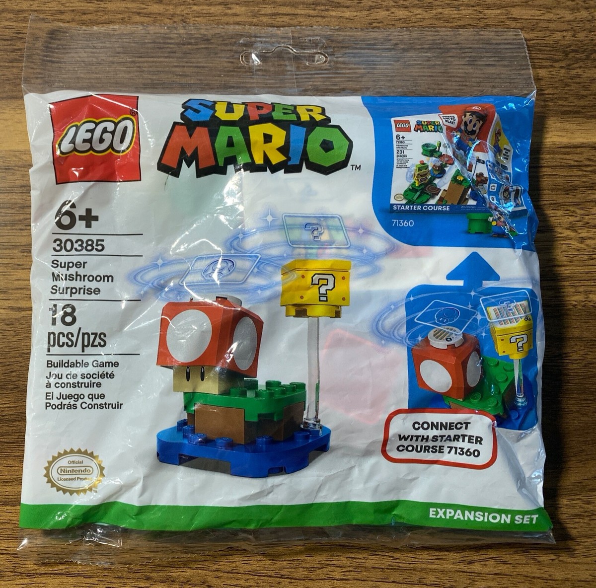 NEW* Lego 30385 Super Mario Expansion Set SUPER MUSHROOM SURPRISE