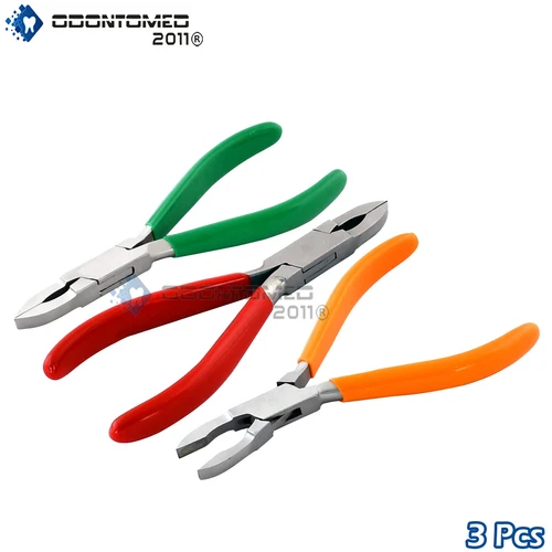 3 Pcs Ring Closing Pliers Red, Green Orange Roundness Jewelry Loop Bead JW-4024 video thumbnail