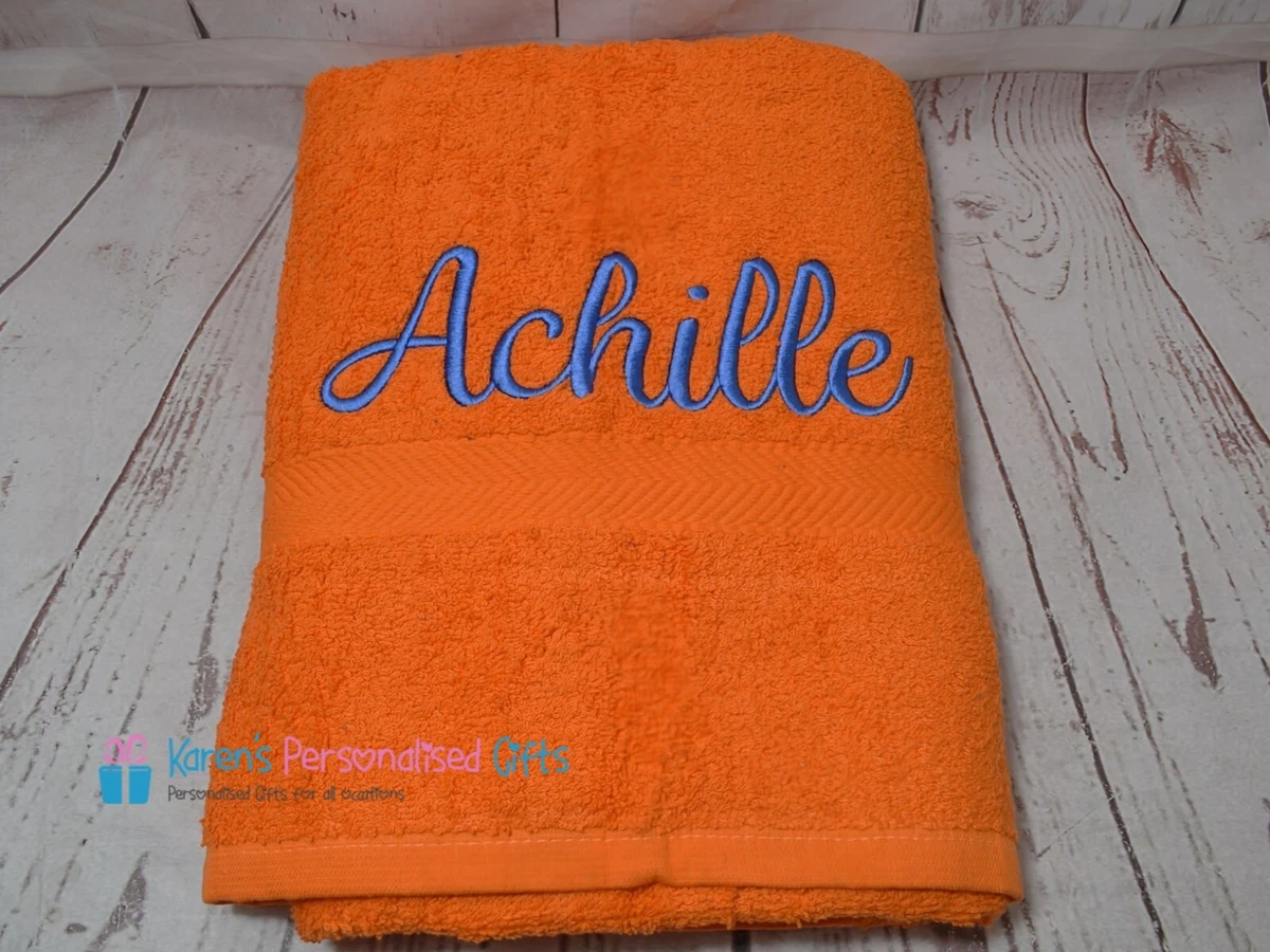 Personalised towels ebay sale