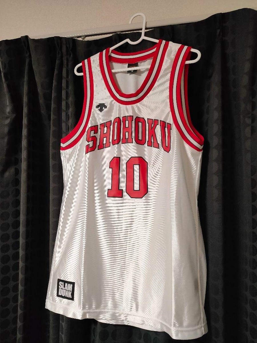 Hanamichi Sakuragi SLAM DUNK UNIFORM REPLICA No.10 DESCENTE