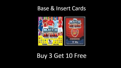 Topps Match Attax Premier League 2014/2015 2014/15 - Base & Insert Cards