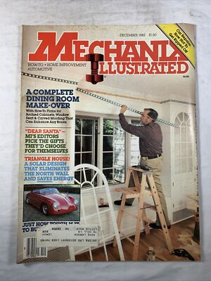 Mechanix Illustrated Magazine Dec 1982 How To Dining Room Redo & Auto Repairs 