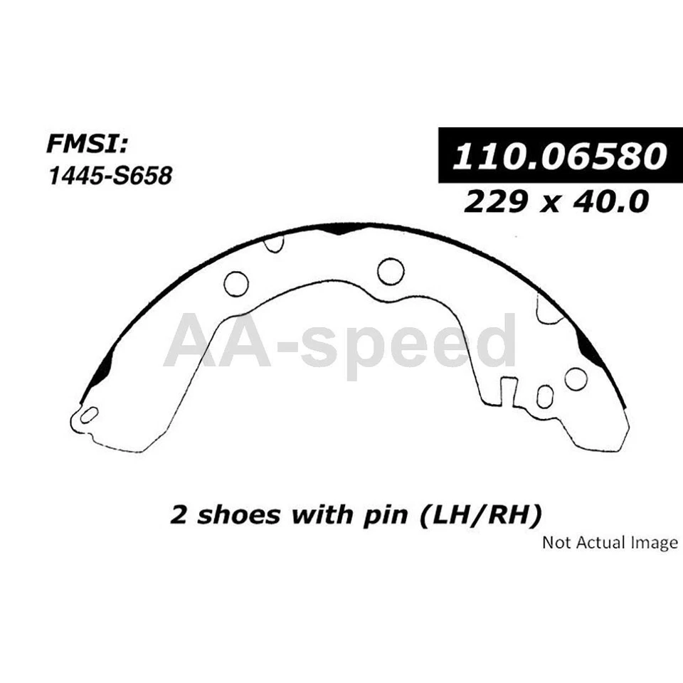 Kit de zapatas de freno traseras y herrajes para Chrysler Sebring 2001 2002 2003 2005 Foto 4 de 4