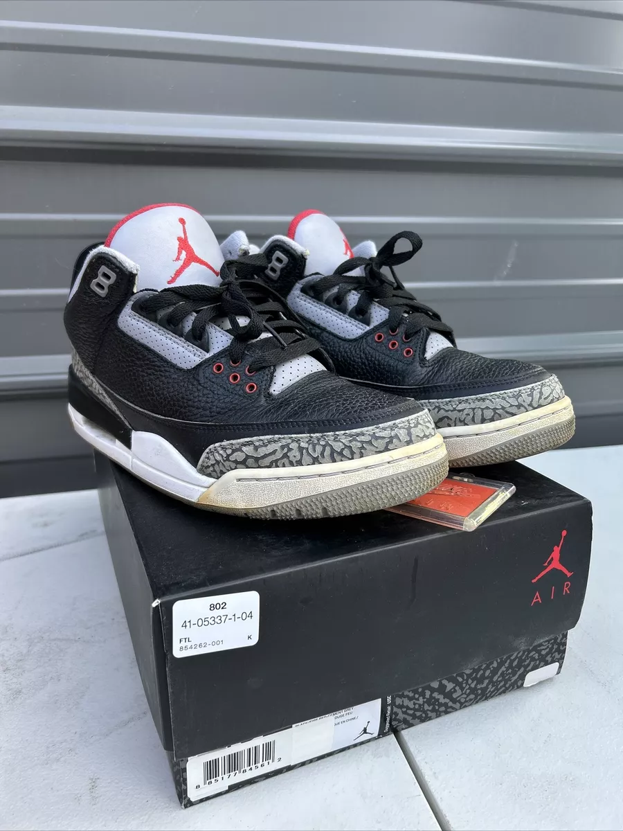 Jordan 3 black cement clearance 2017