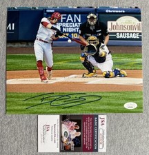 CINCINNATI REDS- TJ FRIEDL AUTOGRAPH 8x10 ACTION PHOTO JSA AT33158