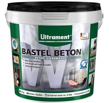 ULTRAMENT Beton rzemieślniczy do odlewania, , wodoodporny, jasnoszary, 1,5 kg