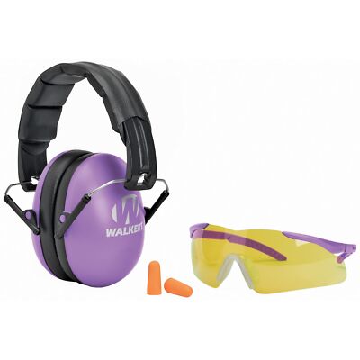 Walker's Women's Passive Hearing and Eye Protection Purple - GWP-YWFM2GFP-PUR