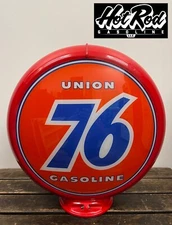 UNION 76 Reproduction 13.5" Gas Pump Globe - (Red Body)