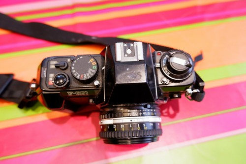 NIKON F-301 camera + Nikon Lens Series E 50mm 1:1.8 - Imagen 2 de 5
