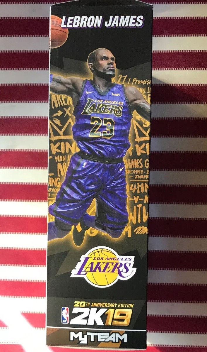 Lebron James McFarlane 20th NBA 2K19 Figure Purple Lakers NTWRK