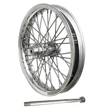 Replica ALLOY 18" KR XR Spool Hub REAR WHEEL & AXLE for Harley Track Race Bikes