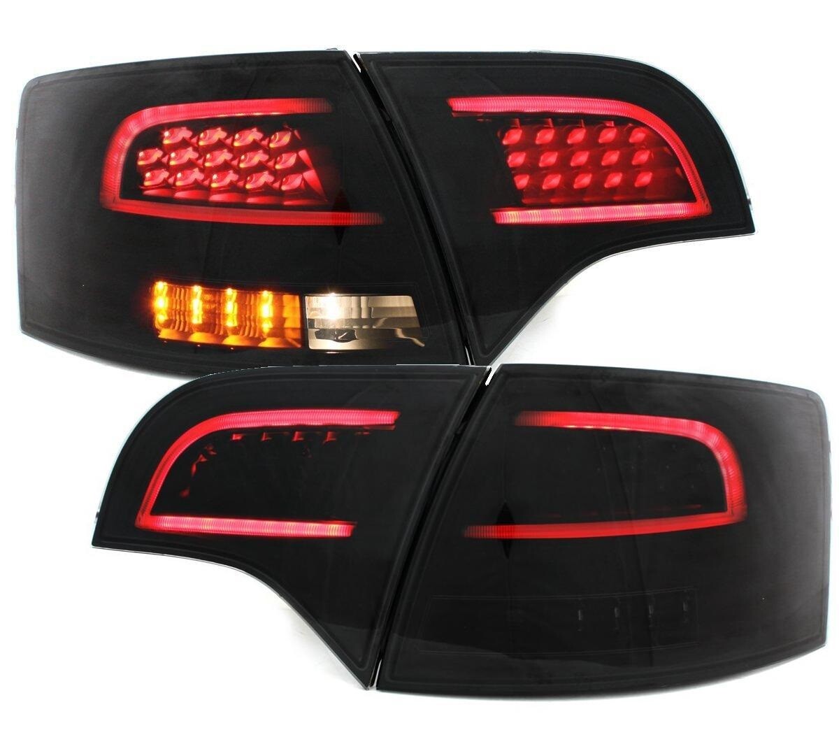 LED Rückleuchten schwarz für Audi A4 B7 8E 0408 Avant Kombi Heckleuchten ovp eBay