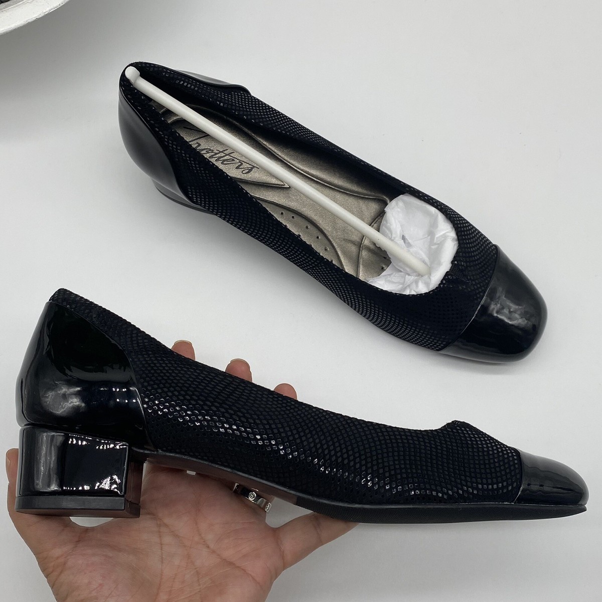 (取寄) トロッターズ レディース デイジー Trotters women Trotters Daisy Black Mini Dot TROTTERS Women's Daisy Pump in black mini dots size 7M NIB | eBay