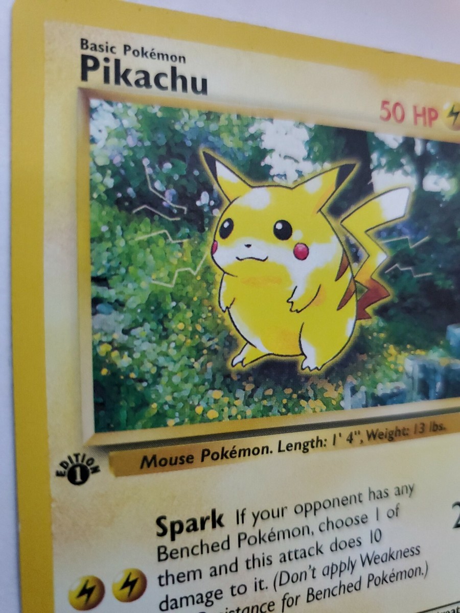 Pikachu 1st Edition Jungle Set Holo Pokemon Card Base Fossil WOTC