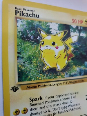 Pikachu 1st Edition Jungle Set Holo Pokemon Card Base Fossil WOTC