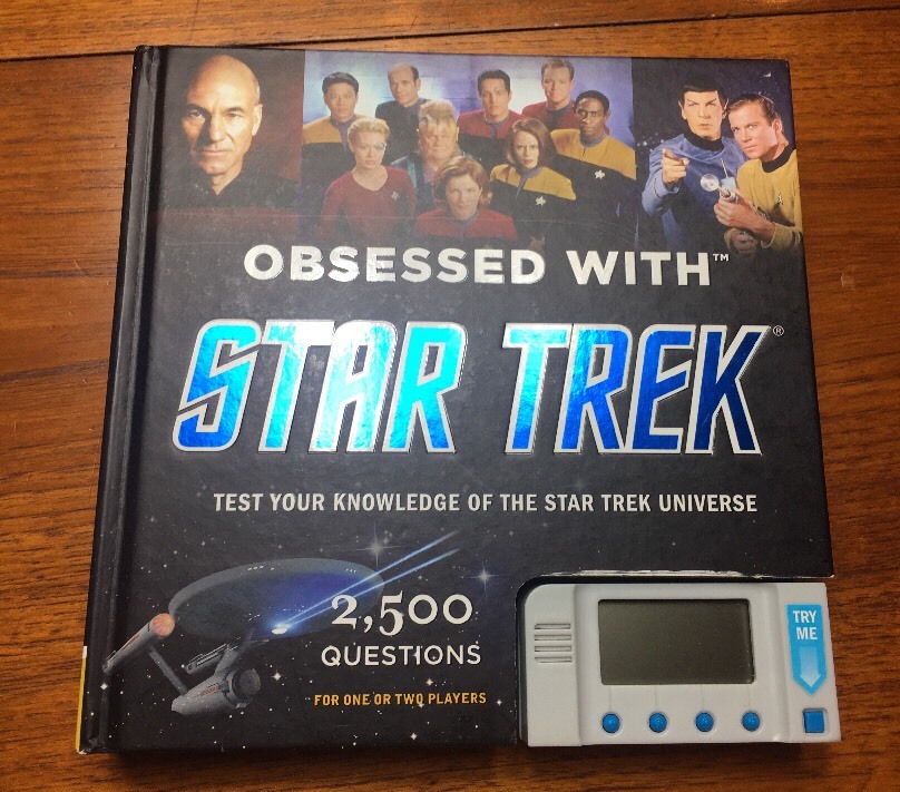 Star Trek Game - Obsessed with Star Trek 2500 Questions Quiz Book Knowledge