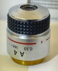 Olympus, A 4 0.10 160/- 4X Microscope Objective — photo 4