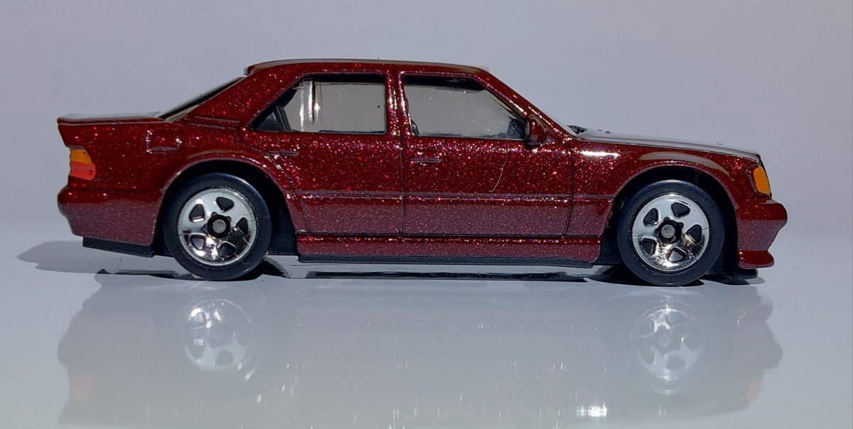 Hot wheels 2025 Target Red Edition Mercedes Benz 500E Unspun