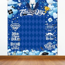 Happy Fathers Day Banner Large Fathers Day Decorations Backdrop for Photography