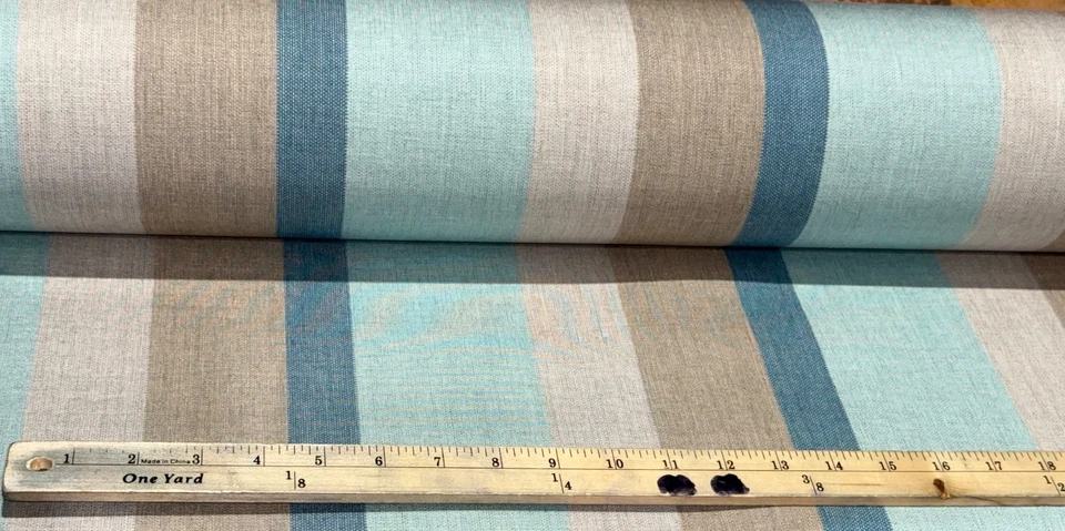 SUNBRELLA UPHOLSTERY FABRIC WATER & STAIN REPELLENT 55" WIDE GATEWAY MIST BY YD - Image 3 of 4