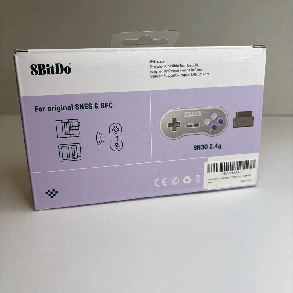 8BitDo SN30 2.4G Controller - Super Nintendo SNES, SFC - NA Theme (Discontinued) - Image 2 of 2