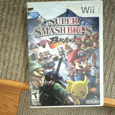 Nintendo Super Smash Bros. Brawl Wii, Complete, Manual Included, T, NTSC-U/C