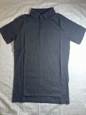 Athletic Fit Polo Shirt In Black-Small-Brand- Tailored Athlete