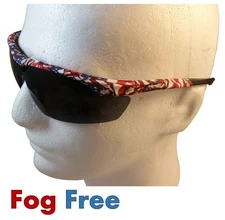 Gateway Old Glory Camo Patriotic Safety Glasses Fog Free Smoke Lens