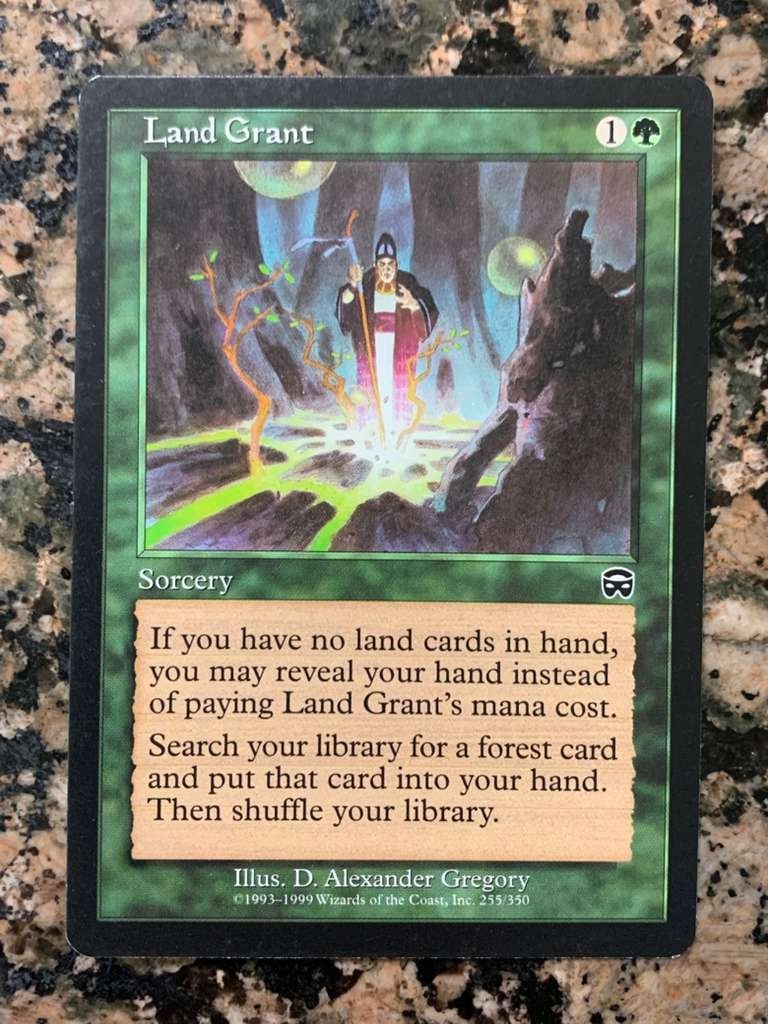 MTG Land Grant x1 Mercadian Masques NM, Magic the Gathering