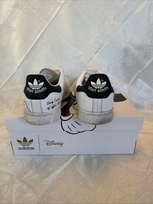 Size 10 - Disney x adidas Stan Smith Black & White Mickey Mouse