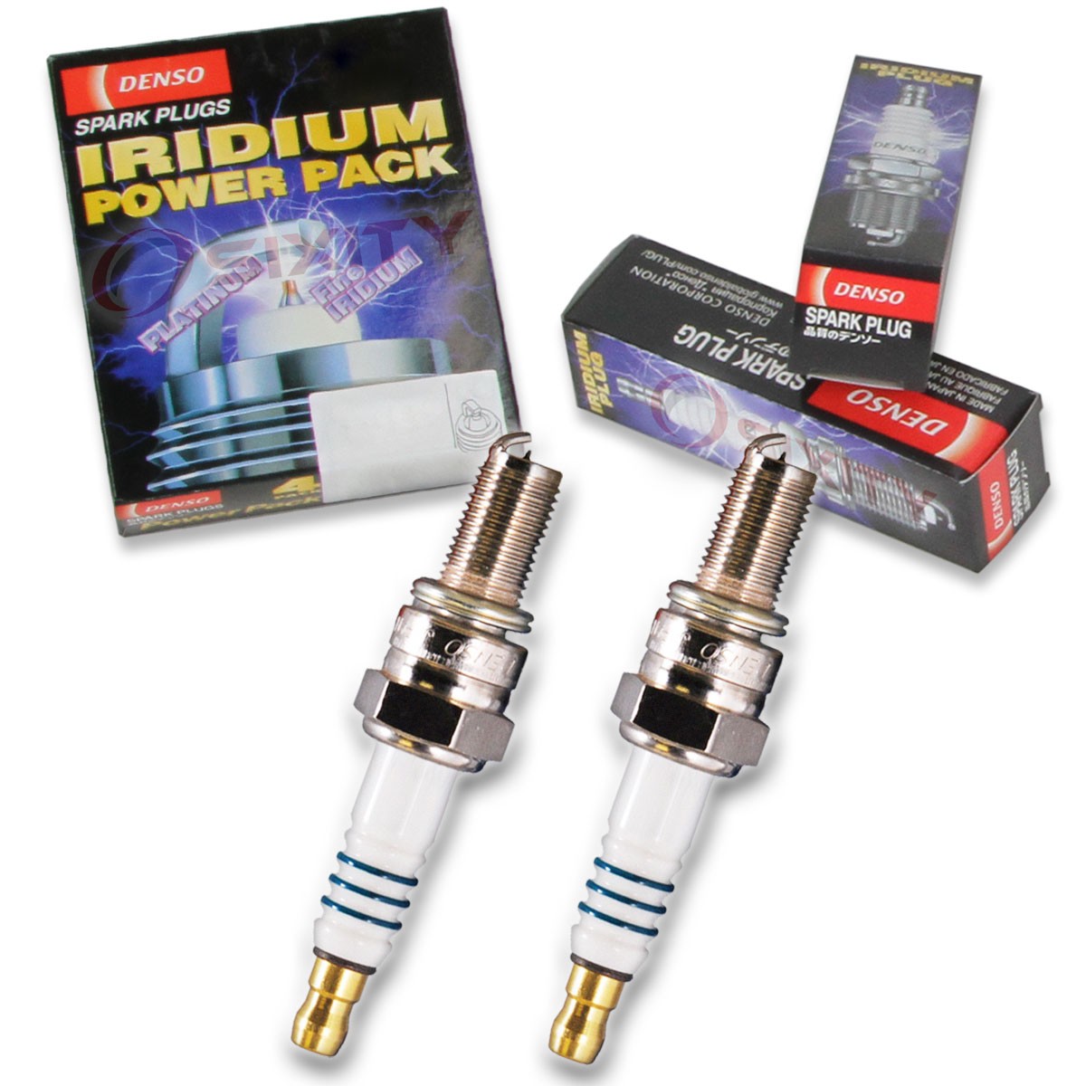 2 pc Denso Iridium Power Spark Plug for Buell 1125R 2008-2010 Tune Up Kit si