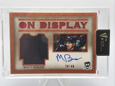 2022-23 UD  THE CUP ON DISPLAY AUTO ROOKIE JERSEY #ODA-BE MATTY BENIERS /49