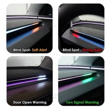 Intelligent Car Safety Ambient Light Blind Turn Signal for Electric Vehicles