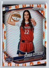 2025 wnba prizm rookie logo fractor sonia citron no. 148 mystics