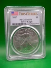2017 US Silver Eagle ~ 1 oz. 999 Fine Silver PCGS MS70 First Strike : 34315022
