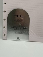 TUL Assorted Color Narrow Ruled Refill Pages Letter Size Premium Paper 50 sheets