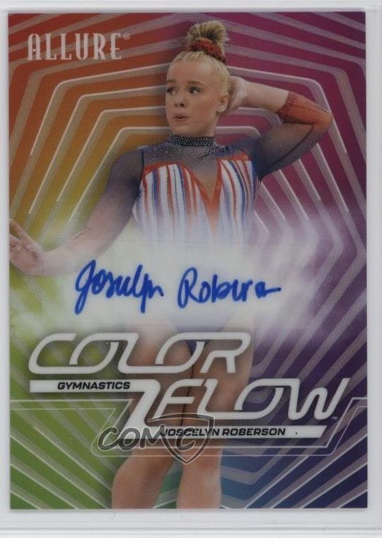 2025 Upper Deck Allure SE Color Flow Full Rainbow Joscelyn Roberson Auto 1u8s