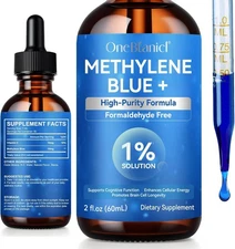 Methylane Blue 1%  60mL USP Pharmaceutical Grade 99.99% - Ultra Pure..