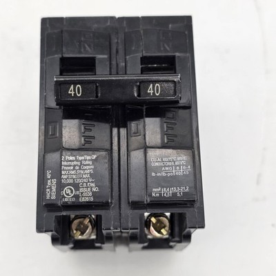 Siemens Q240 40 Amp 2 Pole Circuit Breaker NEW Type QP 120/240V Plug-In
