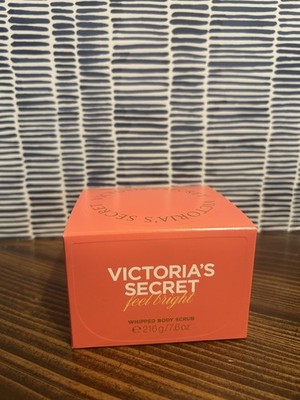 Victoria s Secret Feel Bright White Peach & Mango Whipped Body Scrub NIB