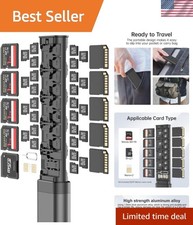 Pop-up Design 30 Slots Memory Card Case Crush Shockproof Wallet for 27 Micr...