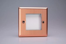 Modular Grid System Copper DataGrid Plate Urban Brushed 2 Spaces Varilight