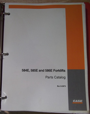 CASE 584E 585E 586E FORKLIFT PARTS MANUAL BOOK CATALOG 8-2873