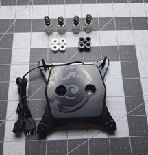 Bitspower Premium Summit CPU Waterblock Mystic Black Metal Edition + Fittings