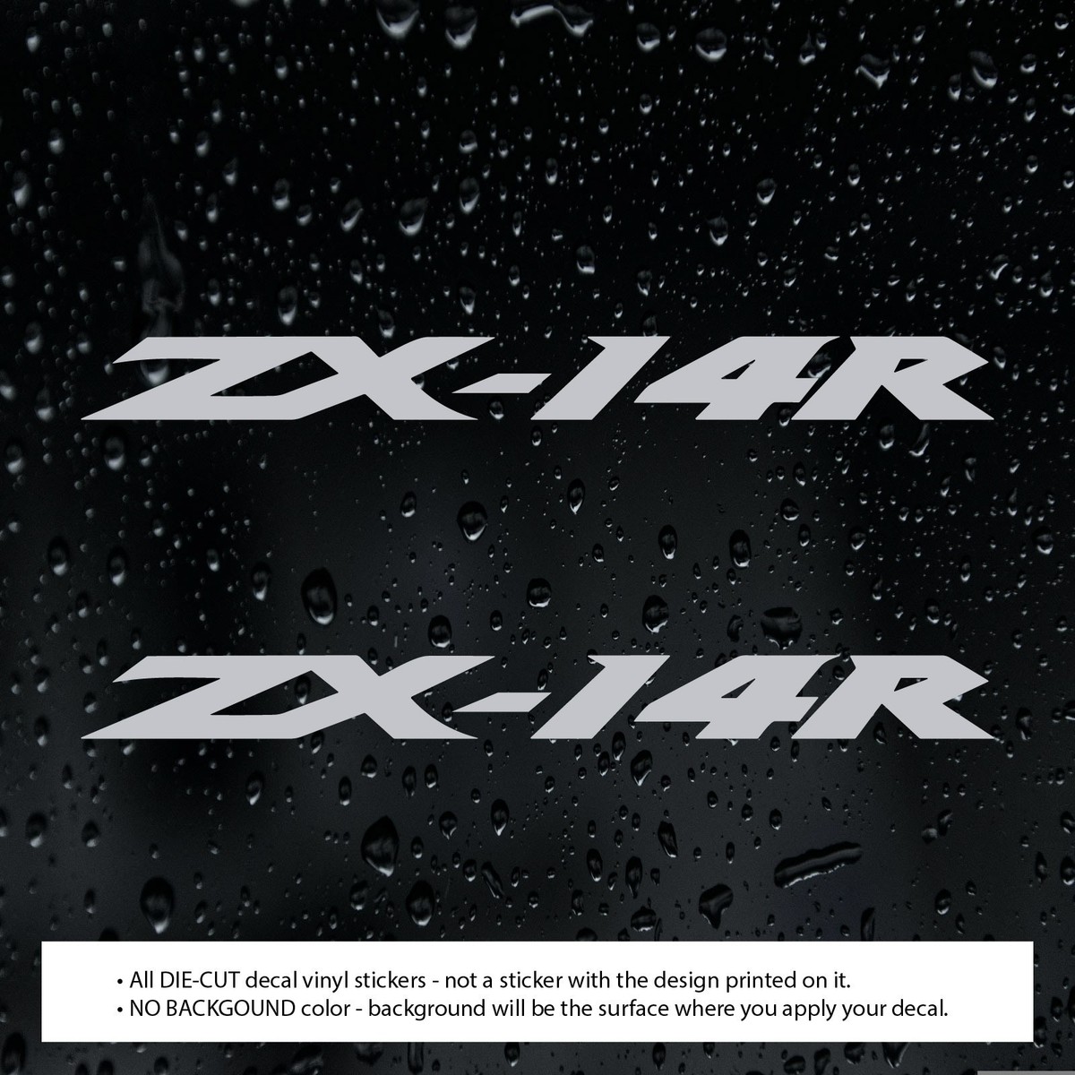 ⸜(*ˊᗜˋ*)⸝ 2x) ZX14R ZX-14R Decal Stickers for Ninja Motorcycle | Fender Gas