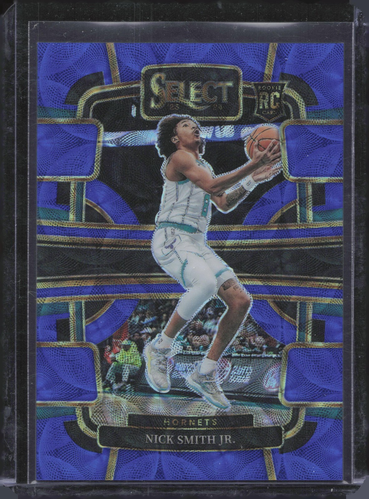 2023-24 Panini Select #89 Nick Smith Jr. Blue Scope Prizms #/249