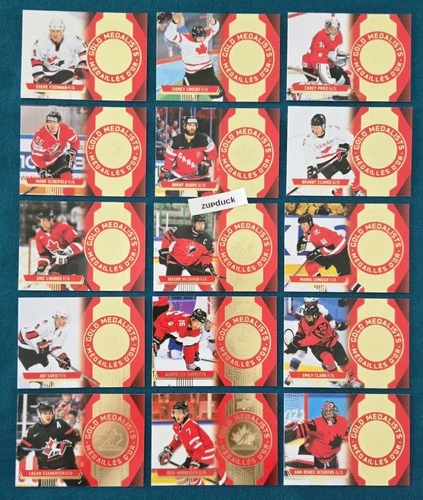?2025-26 TEAM CANADA Tim Hortons ☆GOLD MEDALISTS Set (15)☆ Free Shippping!