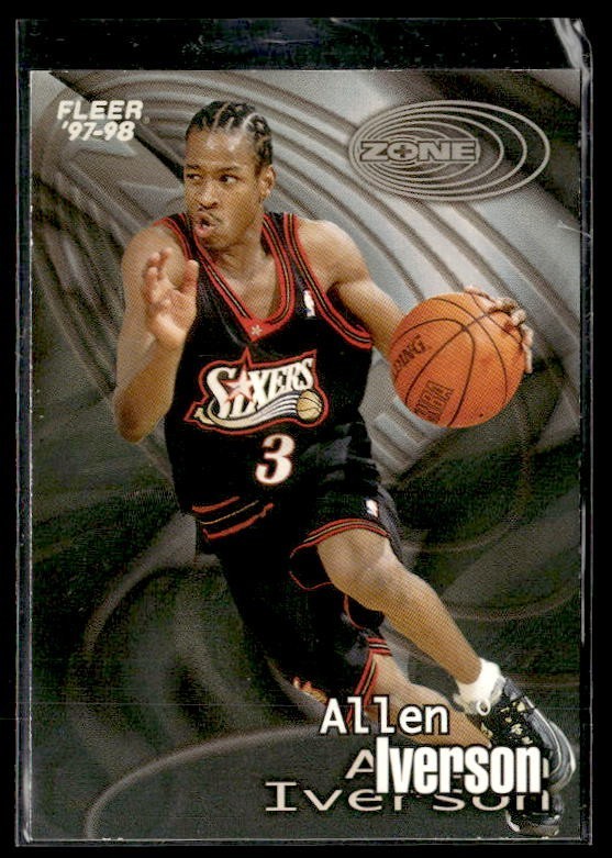 L60,588 -  1997-98 Fleer Zone #9 Allen Iverson