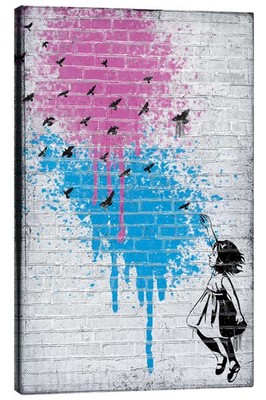 Leinwandbild Banksy - Murmuration - Pineapple Licensing